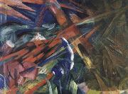 Franz Marc The fate of the animals oil painting reproduction